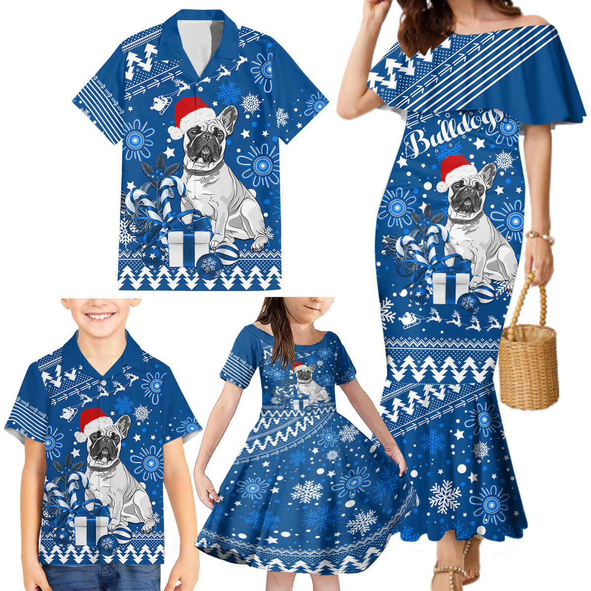 bulldogs-rugby-family-matching-mermaid-dress-and-hawaiian-shirt-christmas-vibe-2023