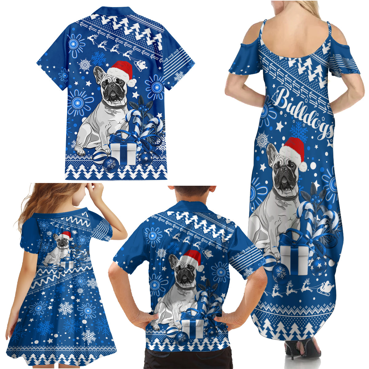 bulldogs-rugby-family-matching-summer-maxi-dress-and-hawaiian-shirt-christmas-vibe-2023