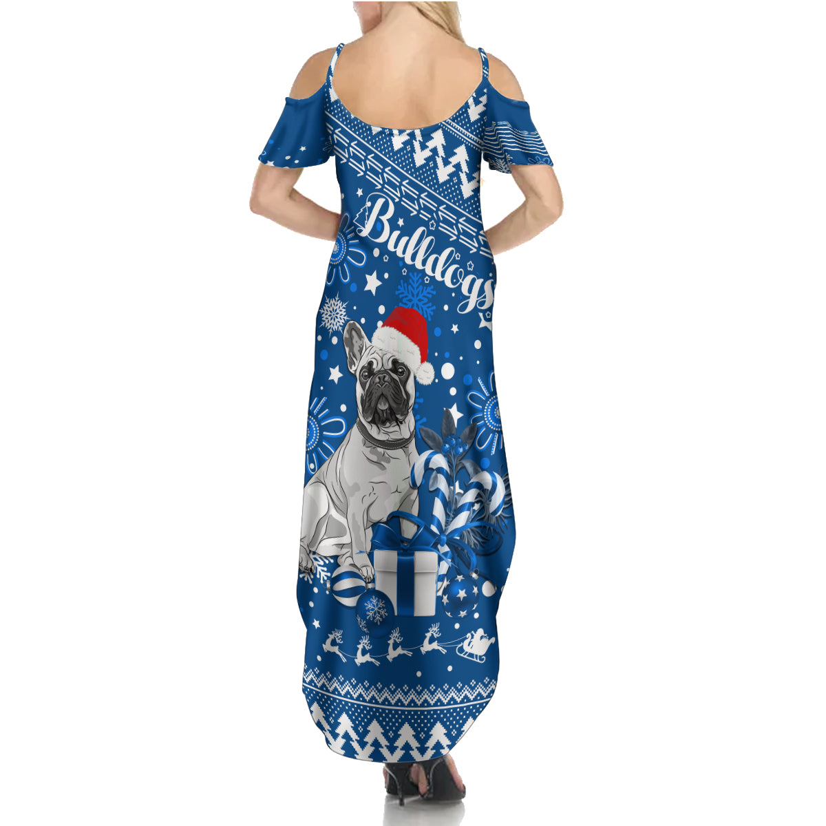 bulldogs-rugby-family-matching-summer-maxi-dress-and-hawaiian-shirt-christmas-vibe-2023