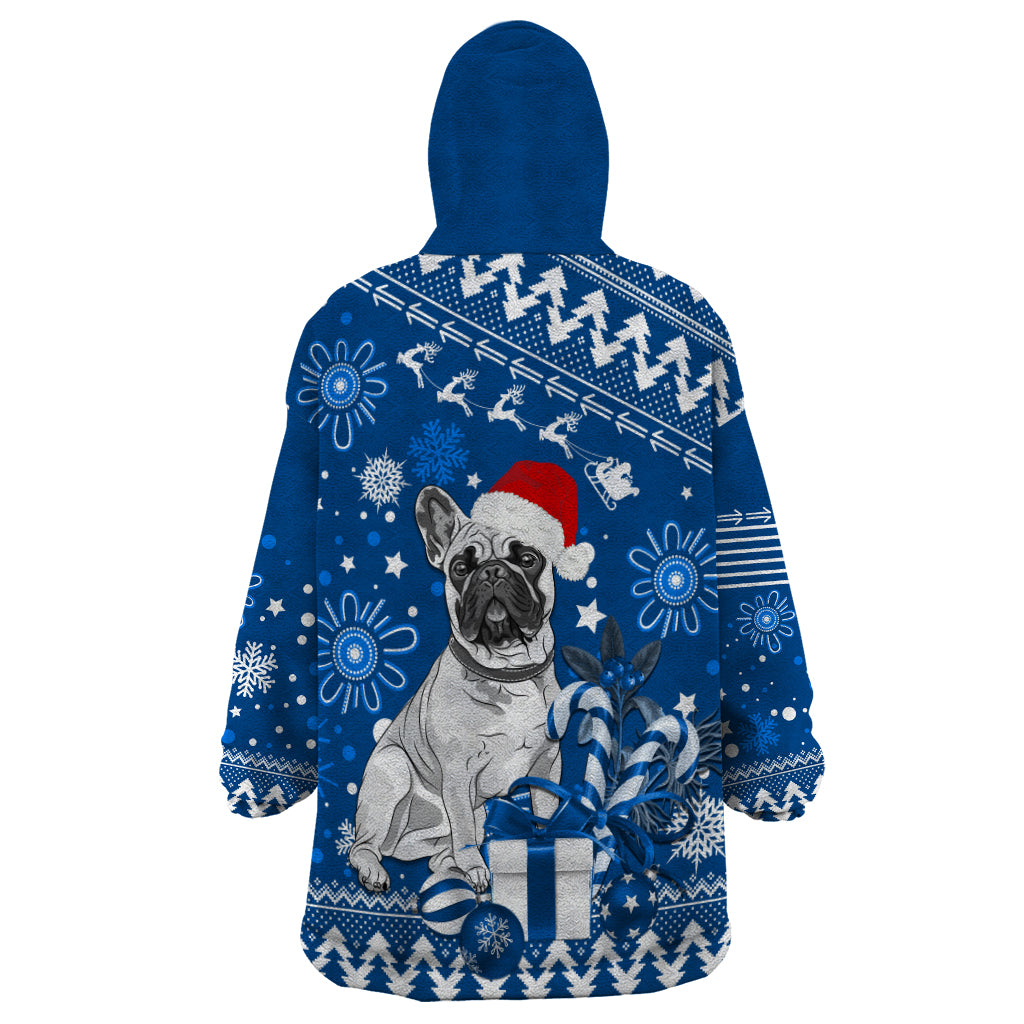 Bulldogs Rugby Wearable Blanket Hoodie Christmas Vibe 2023 - Vibe Hoodie Shop