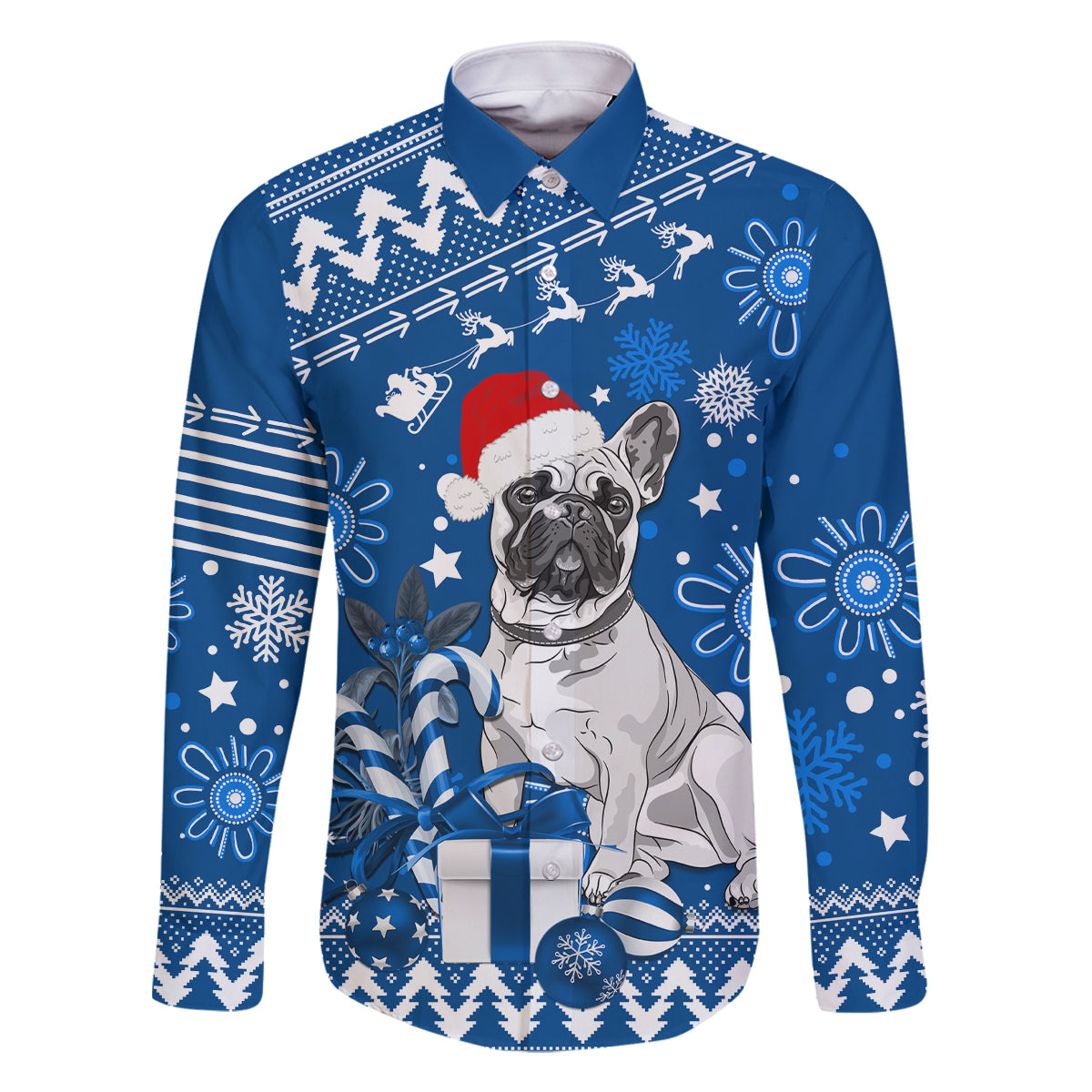 custom-bulldogs-rugby-family-matching-long-sleeve-bodycon-dress-and-hawaiian-shirt-christmas-vibe-2023