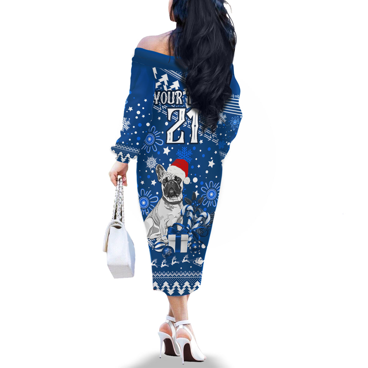 custom-bulldogs-rugby-family-matching-off-shoulder-long-sleeve-dress-and-hawaiian-shirt-christmas-vibe-2023