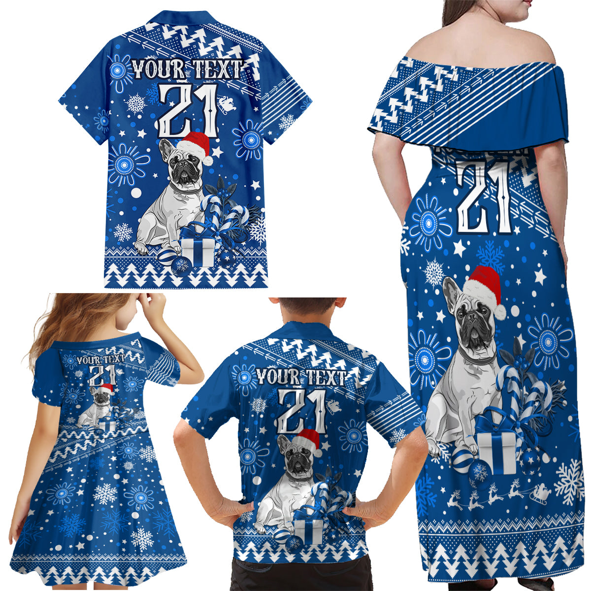 custom-bulldogs-rugby-family-matching-off-shoulder-maxi-dress-and-hawaiian-shirt-christmas-vibe-2023