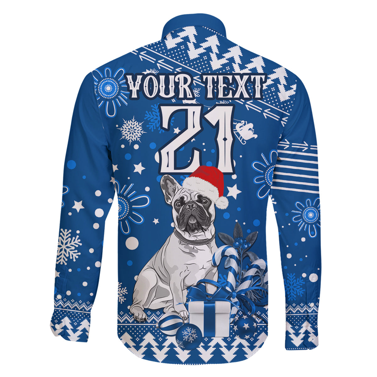 custom-bulldogs-rugby-family-matching-off-shoulder-short-dress-and-hawaiian-shirt-christmas-vibe-2023