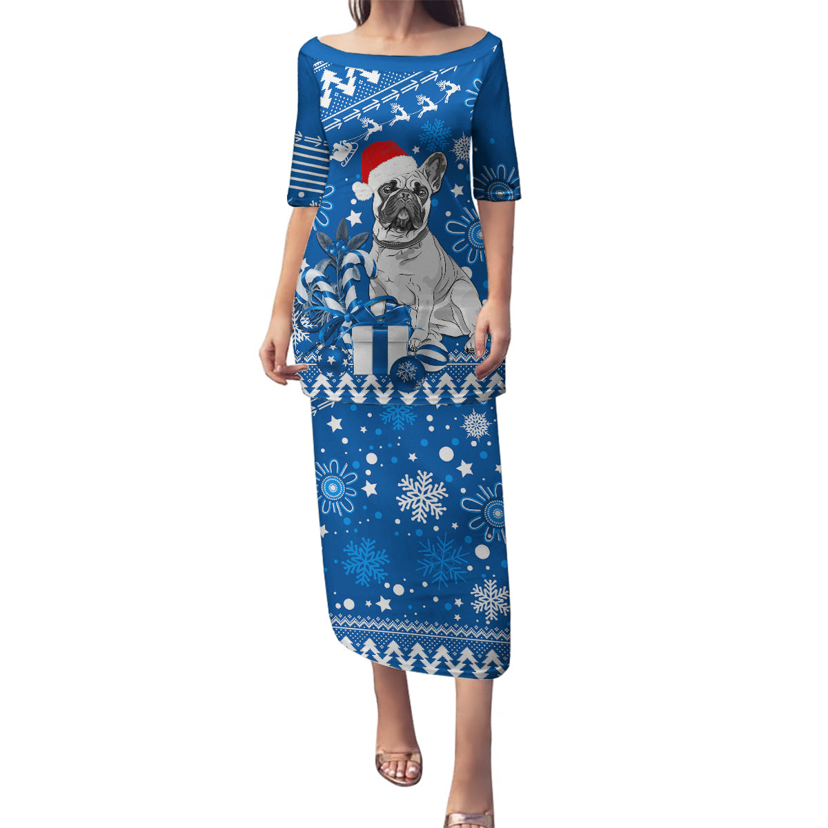 custom-bulldogs-rugby-family-matching-puletasi-dress-and-hawaiian-shirt-christmas-vibe-2023