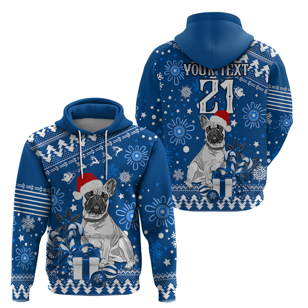 Custom Bulldogs Rugby Hoodie Christmas Vibe 2023 LT9 - Vibe Hoodie Shop