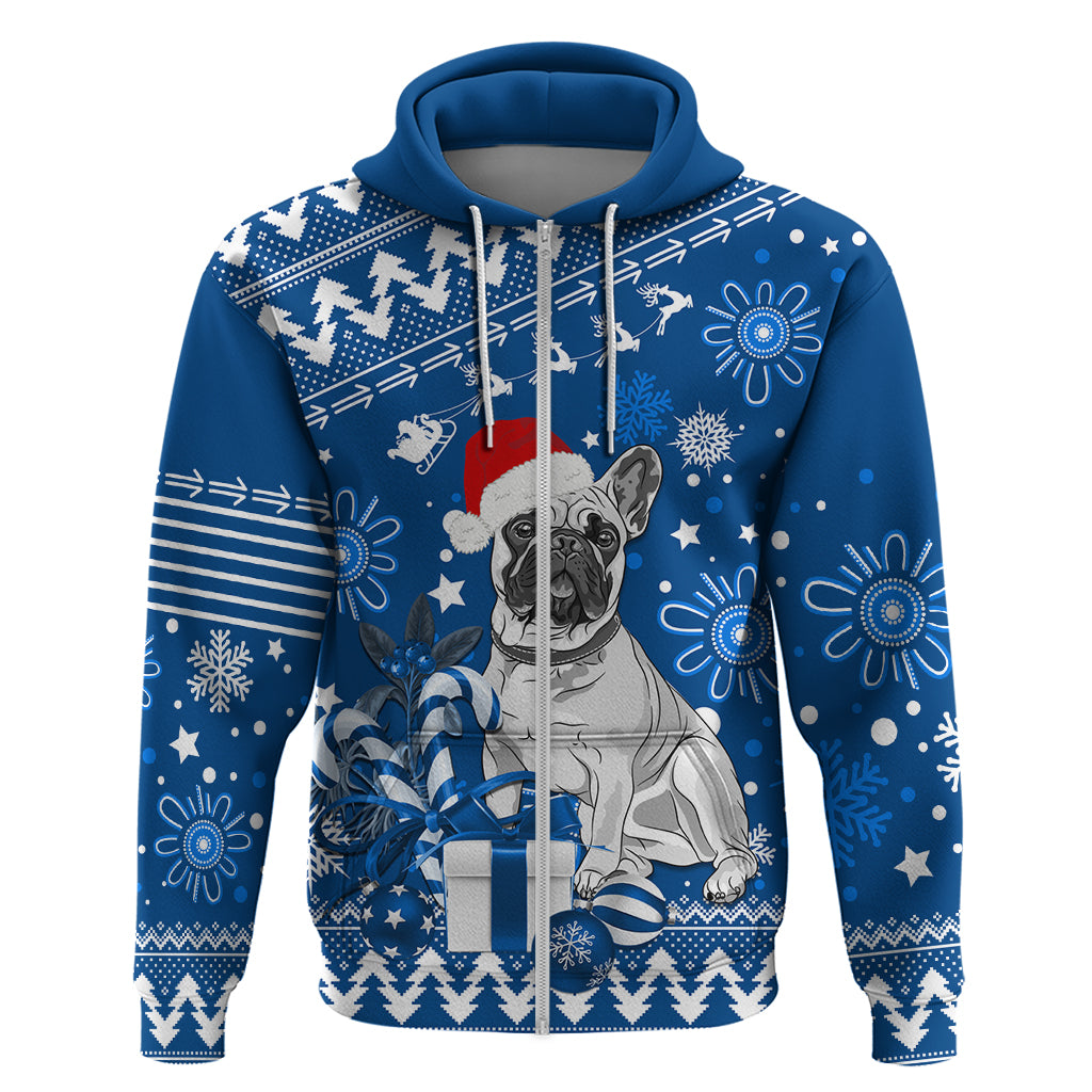 Custom Bulldogs Rugby Hoodie Christmas Vibe 2023 LT9 - Vibe Hoodie Shop