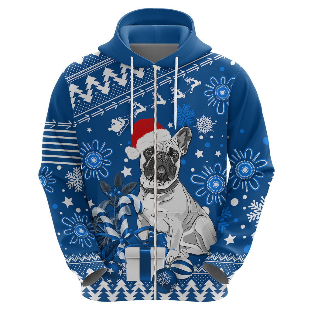 Custom Bulldogs Rugby Hoodie Christmas Vibe 2023 LT9 - Vibe Hoodie Shop