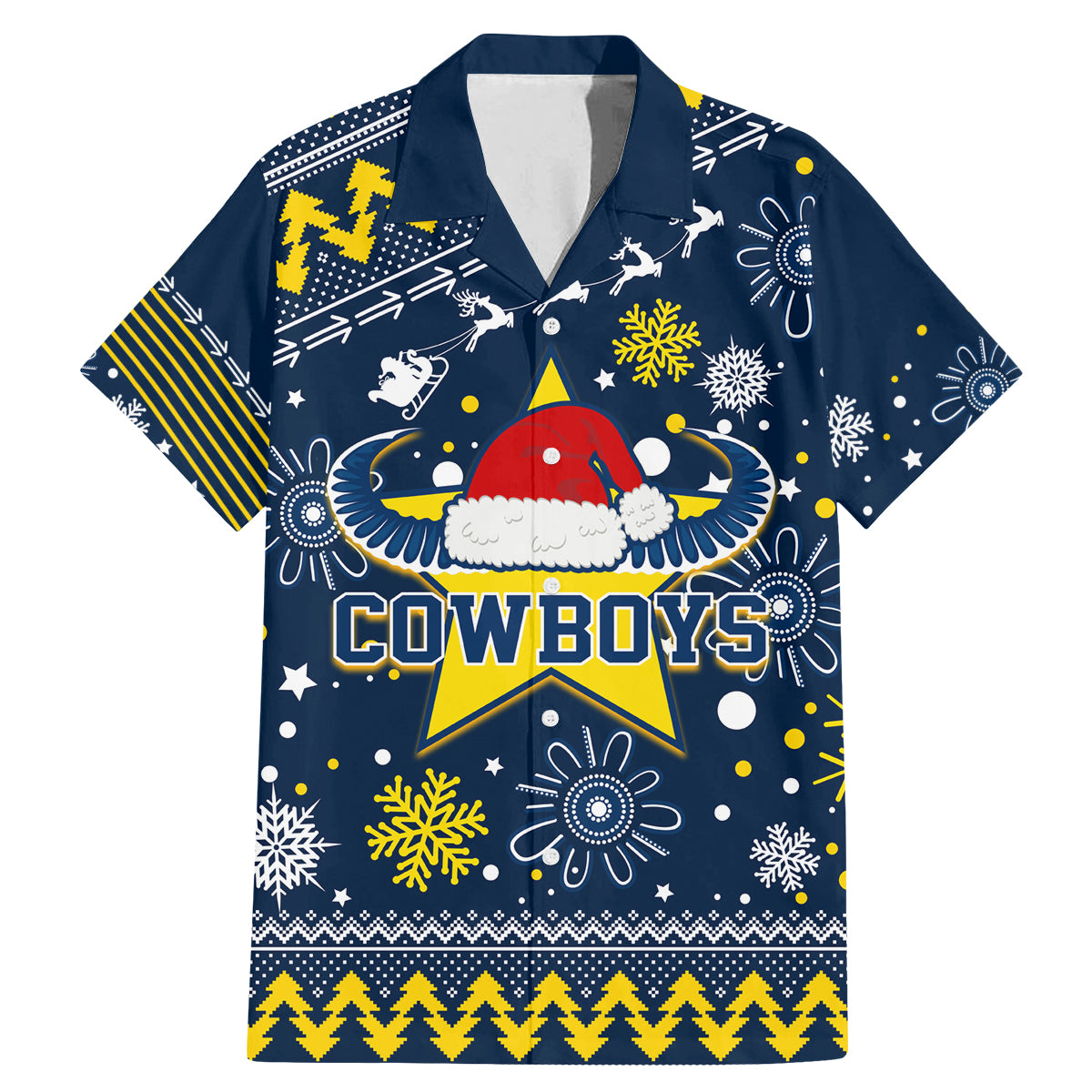 cowboys-rugby-family-matching-mermaid-dress-and-hawaiian-shirt-born-tough-bred-proud-christmas-vibe-2023