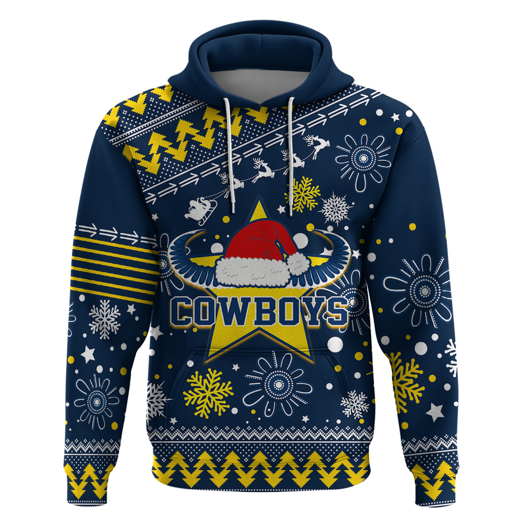 Cowboys Rugby Hoodie Born Tough Bred Proud Christmas Vibe 2023 LT9 - Vibe Hoodie Shop