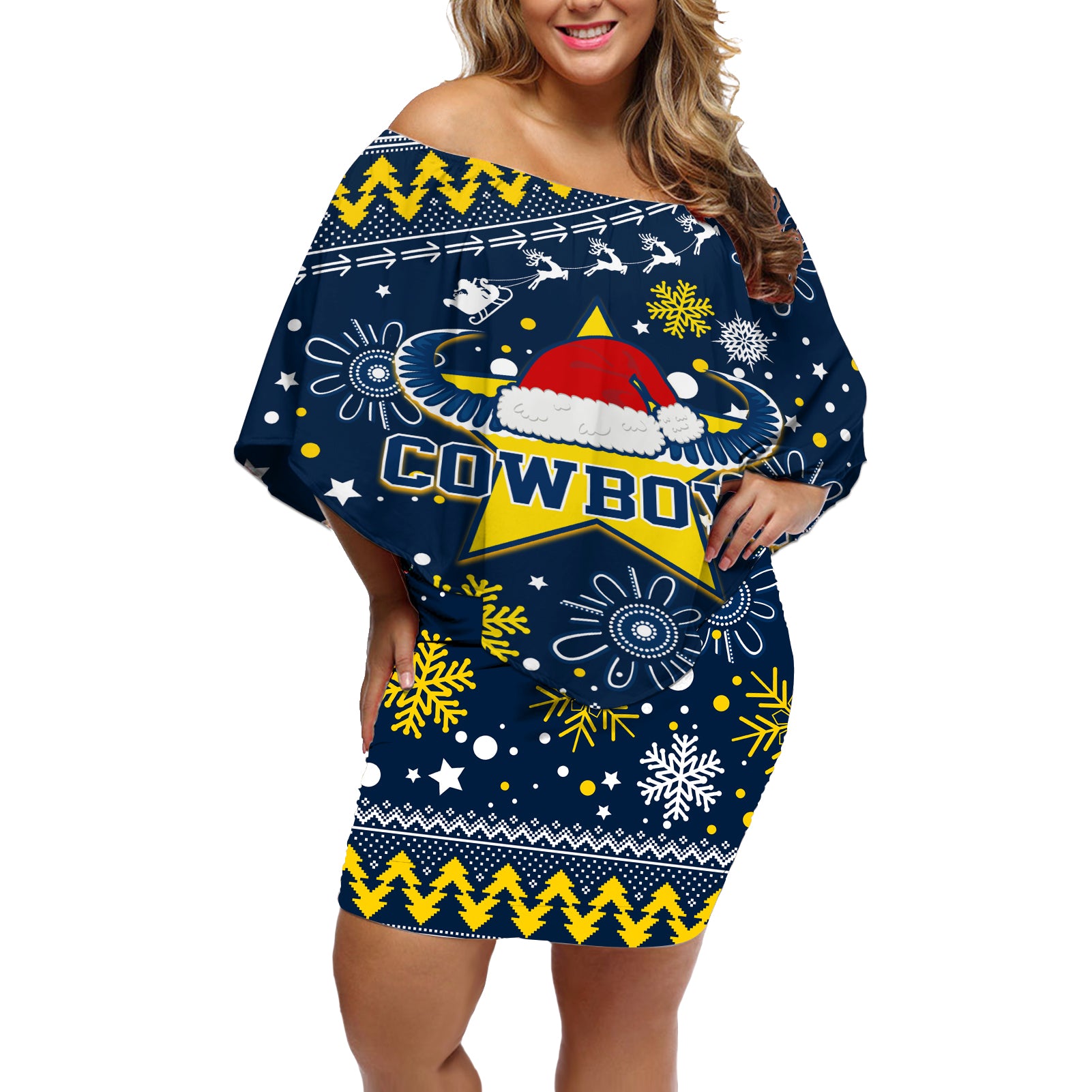 cowboys-rugby-off-shoulder-short-dress-born-tough-bred-proud-christmas-vibe-2023