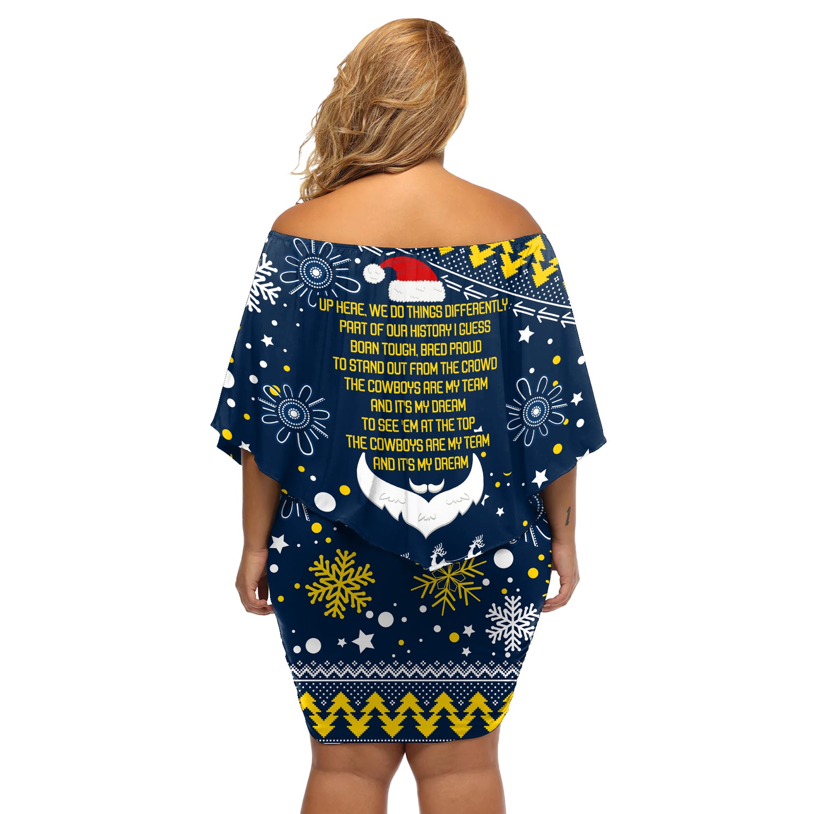 cowboys-rugby-off-shoulder-short-dress-born-tough-bred-proud-christmas-vibe-2023