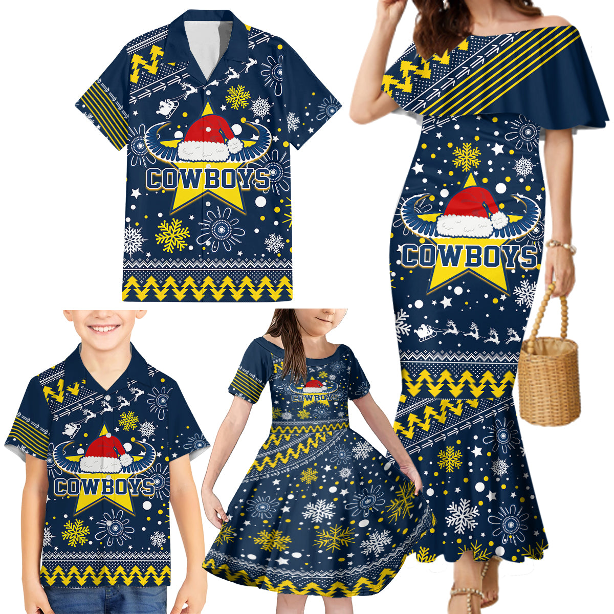 custom-cowboys-rugby-family-matching-mermaid-dress-and-hawaiian-shirt-born-tough-bred-proud-christmas-vibe-2023