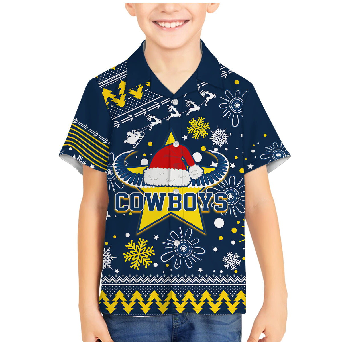 custom-cowboys-rugby-family-matching-mermaid-dress-and-hawaiian-shirt-born-tough-bred-proud-christmas-vibe-2023