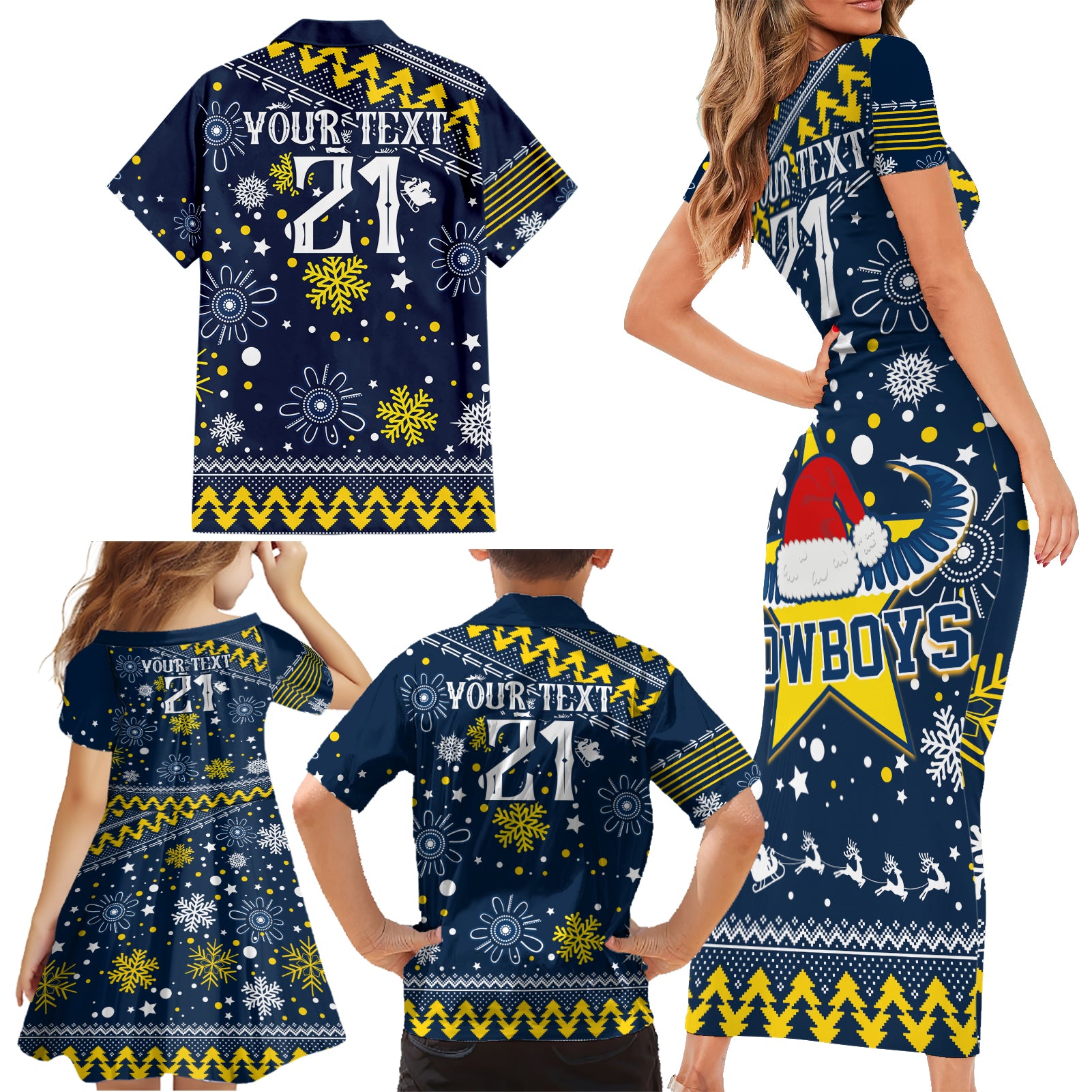 custom-cowboys-rugby-family-matching-short-sleeve-bodycon-dress-and-hawaiian-shirt-born-tough-bred-proud-christmas-vibe-2023