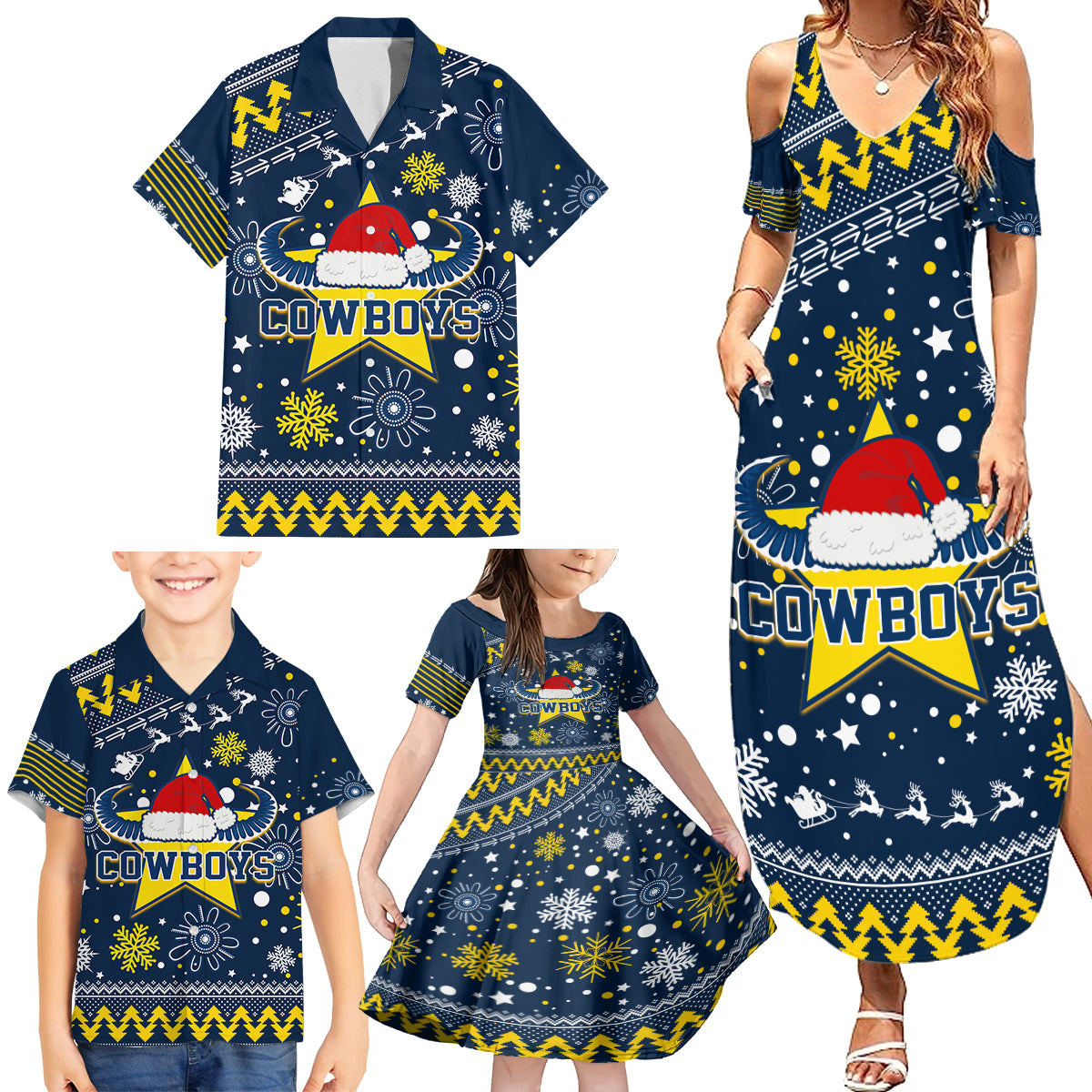 custom-cowboys-rugby-family-matching-summer-maxi-dress-and-hawaiian-shirt-born-tough-bred-proud-christmas-vibe-2023