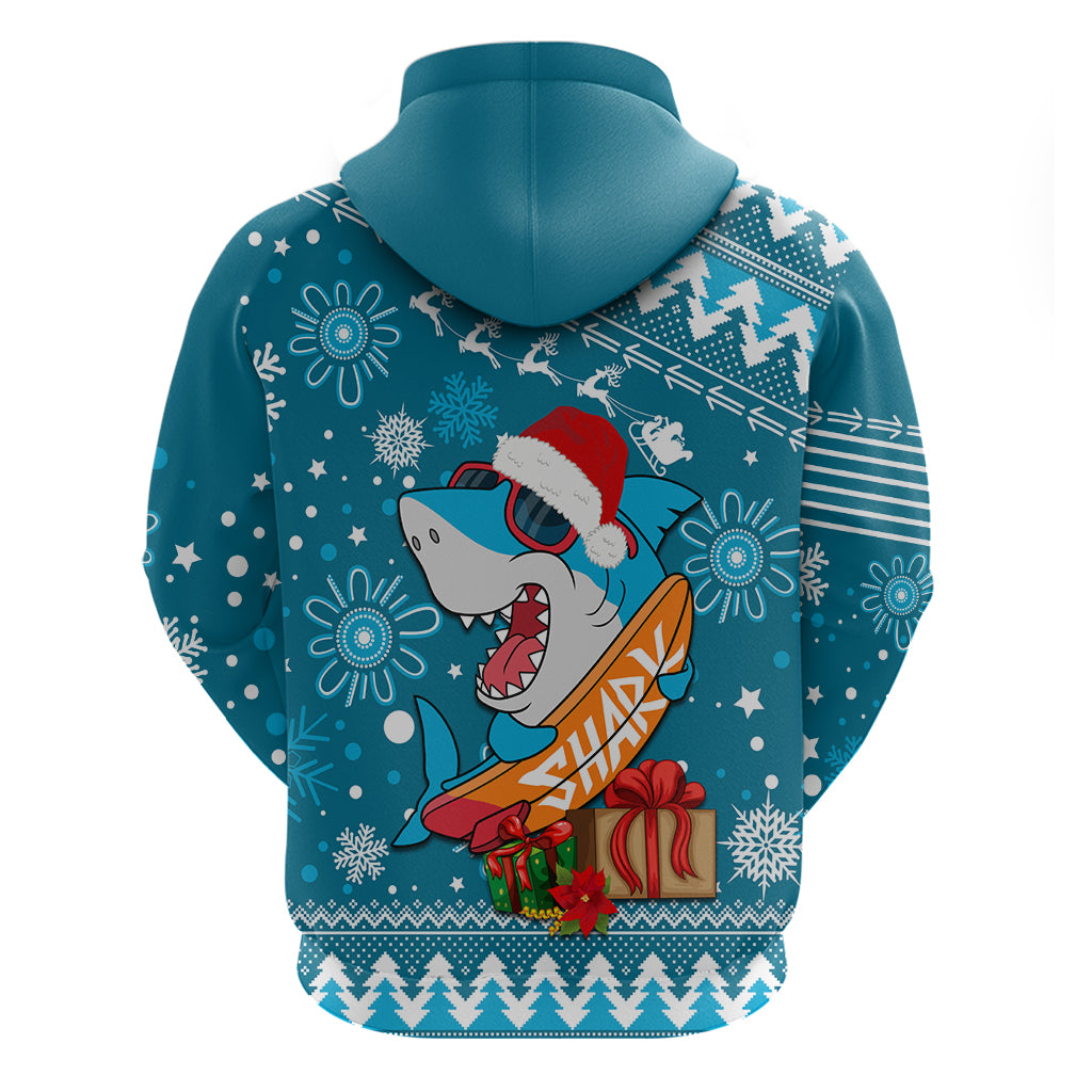 Sharks Rugby Hoodie Chirstmas Vibe 2023 LT9 - Vibe Hoodie Shop