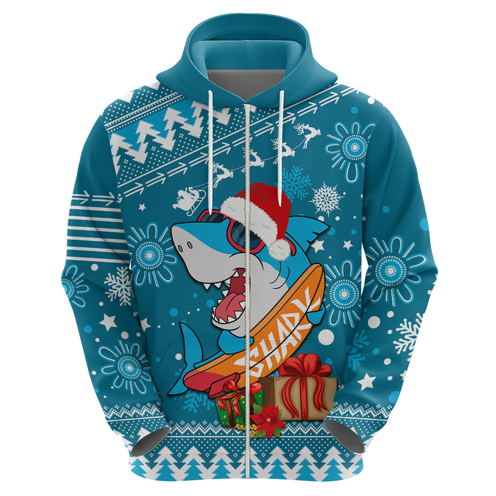 Sharks Rugby Hoodie Chirstmas Vibe 2023 LT9 - Vibe Hoodie Shop