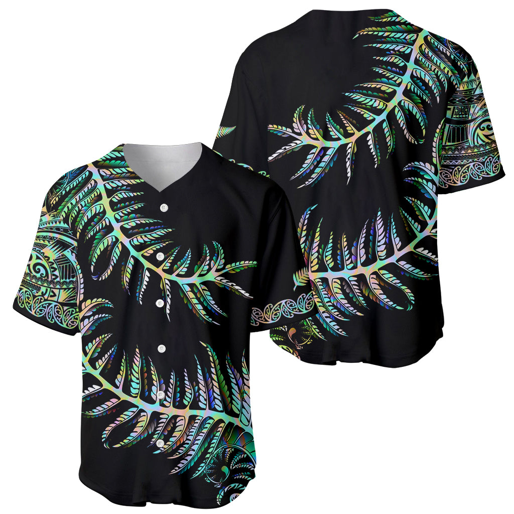 New Zealand Baseball Jersey Aotearoa Silver Fern Mixed Papua Shell Green Vibe - Vibe Hoodie Shop