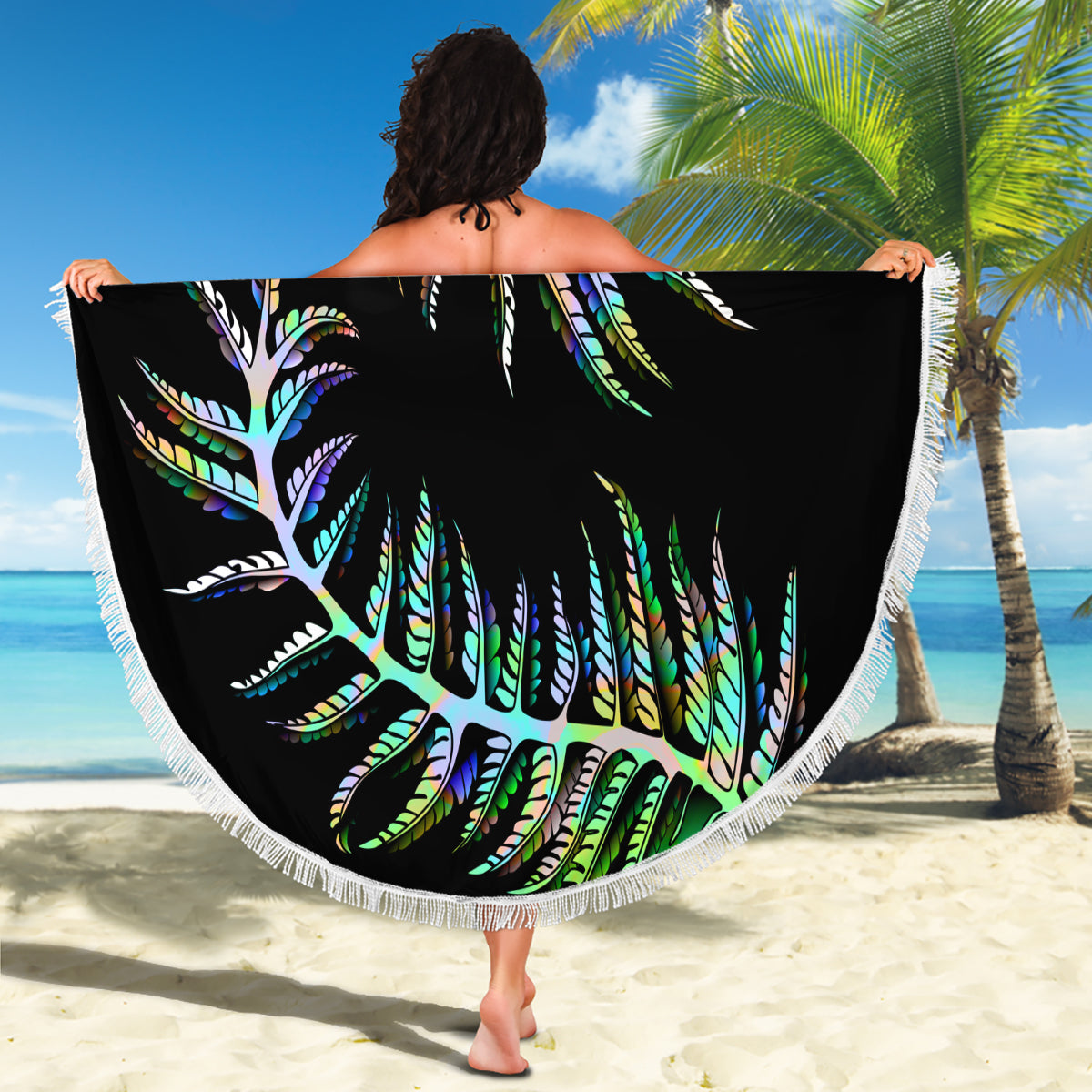 new-zealand-beach-blanket-aotearoa-silver-fern-mixed-papua-shell-green-vibe