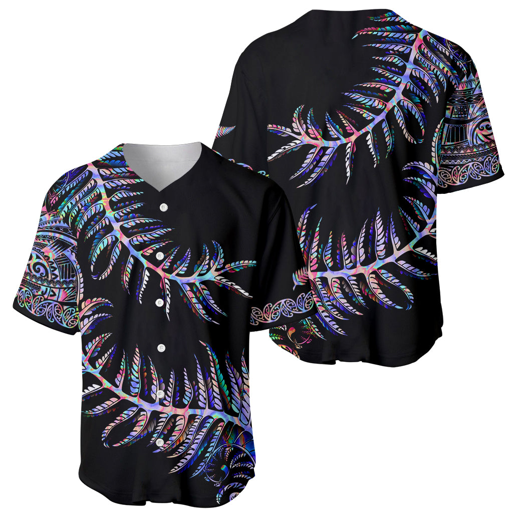 New Zealand Baseball Jersey Aotearoa Silver Fern Mixed Papua Shell Purple Vibe - Vibe Hoodie Shop