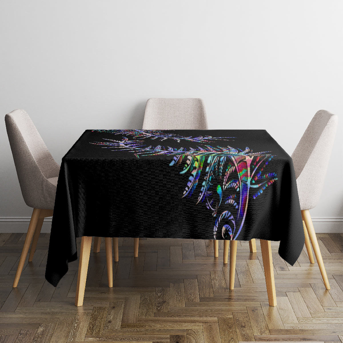 new-zealand-tablecloth-aotearoa-silver-fern-mixed-papua-shell-purple-vibe