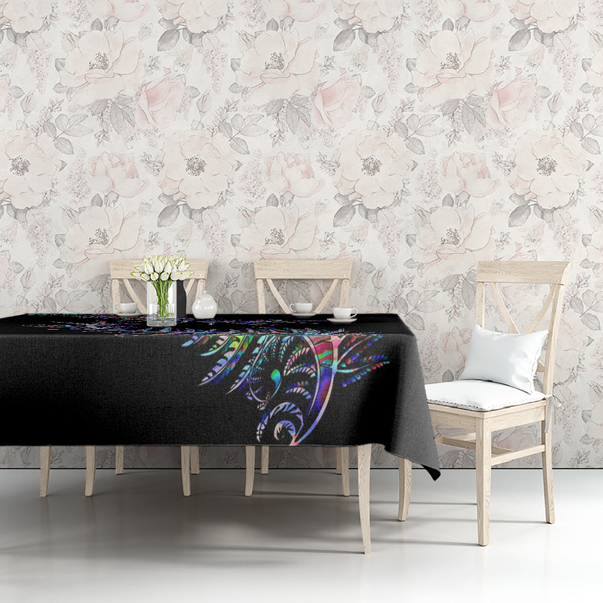 new-zealand-tablecloth-aotearoa-silver-fern-mixed-papua-shell-purple-vibe