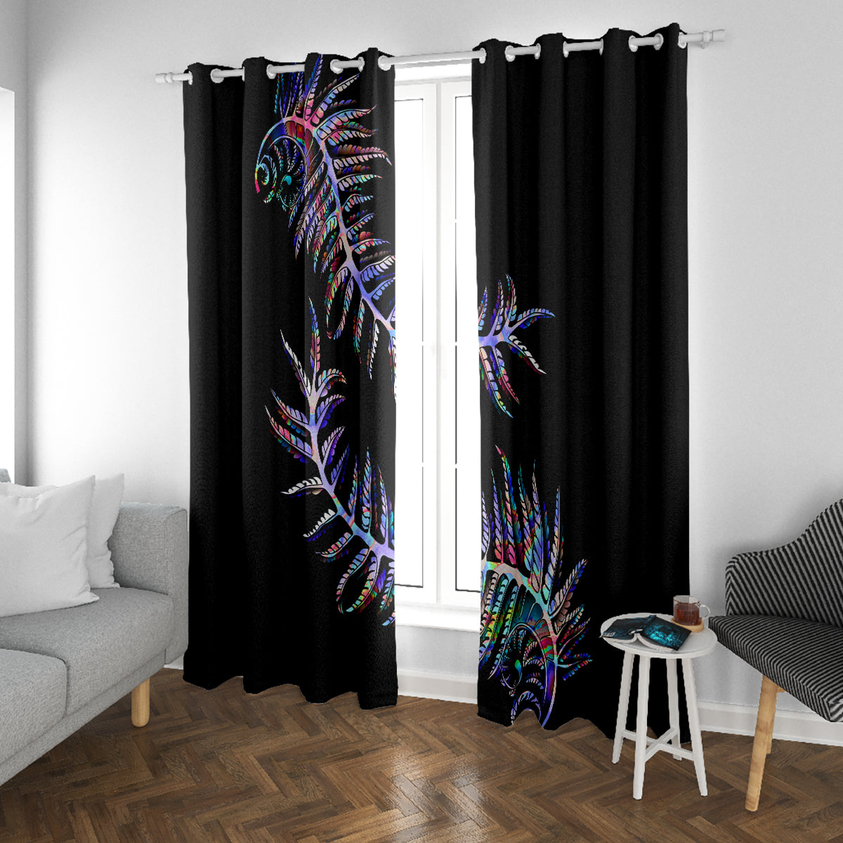 new-zealand-window-curtain-aotearoa-silver-fern-mixed-papua-shell-purple-vibe