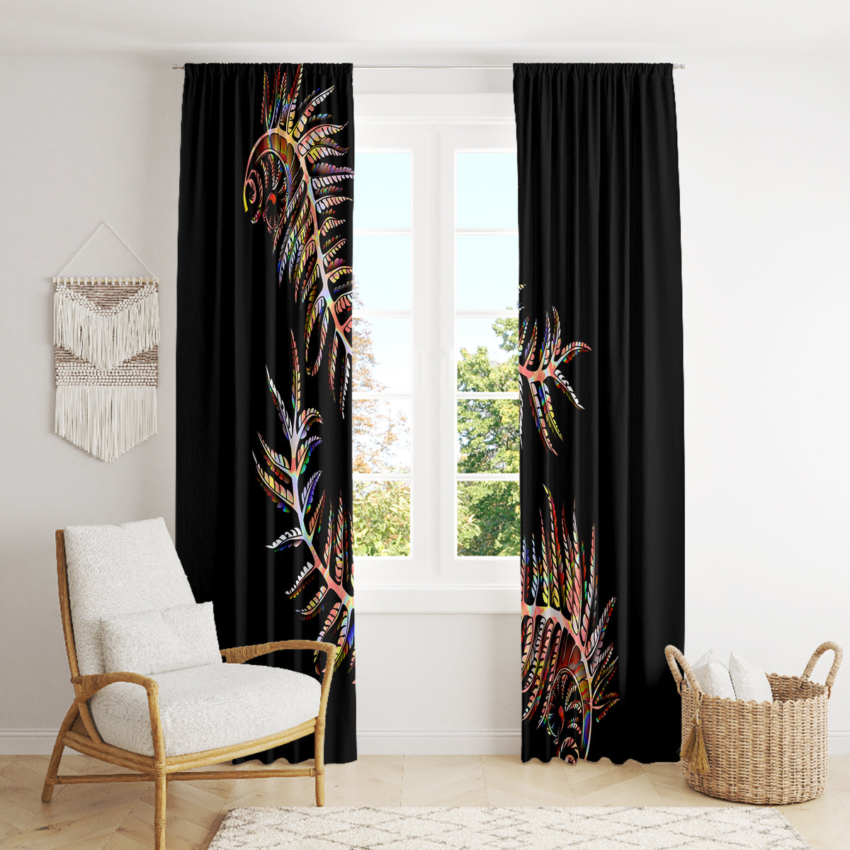 new-zealand-window-curtain-aotearoa-silver-fern-mixed-papua-shell-red-vibe