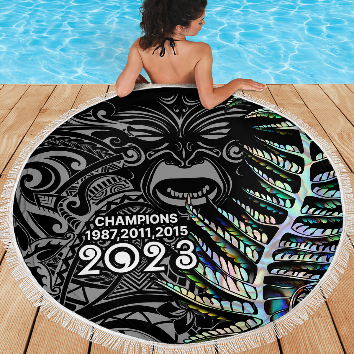 new-zealand-rugby-beach-blanket-nz-black-fern-champions-history-with-papua-shell