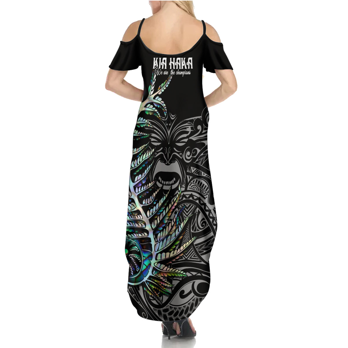 new-zealand-rugby-family-matching-summer-maxi-dress-and-hawaiian-shirt-nz-black-fern-champions-history-with-papua-shell