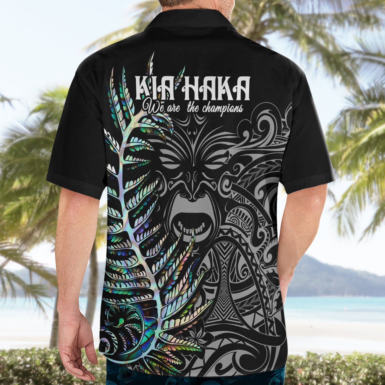 New Zealand Rugby Hawaiian Shirt NZ Black Fern Champions History With Papua Shell - Vibe Hoodie Shop