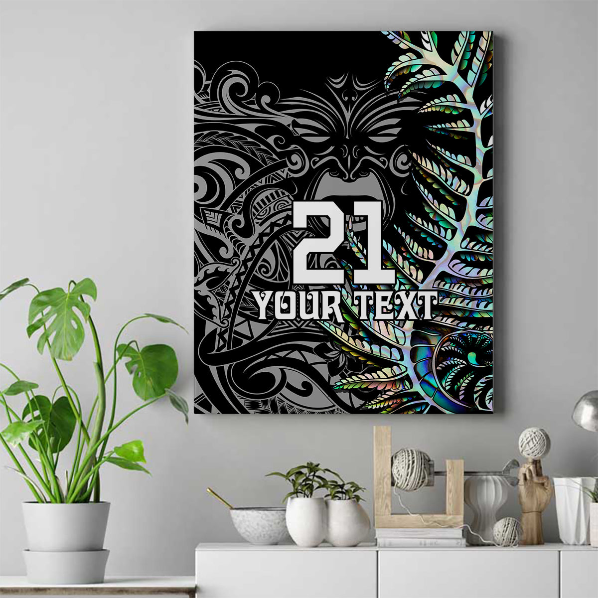 custom-new-zealand-rugby-canvas-wall-art-nz-black-fern-champions-history-with-papua-shell