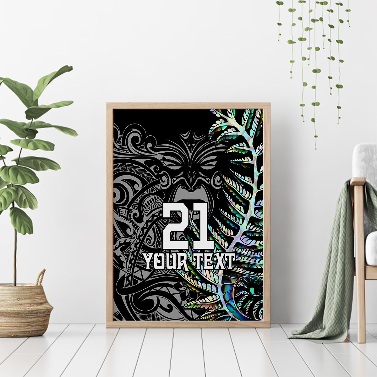 custom-new-zealand-rugby-canvas-wall-art-nz-black-fern-champions-history-with-papua-shell