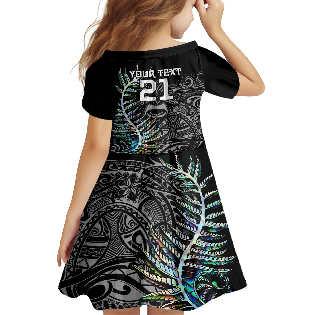 custom-new-zealand-rugby-family-matching-off-shoulder-long-sleeve-dress-and-hawaiian-shirt-nz-black-fern-champions-history-with-papua-shell