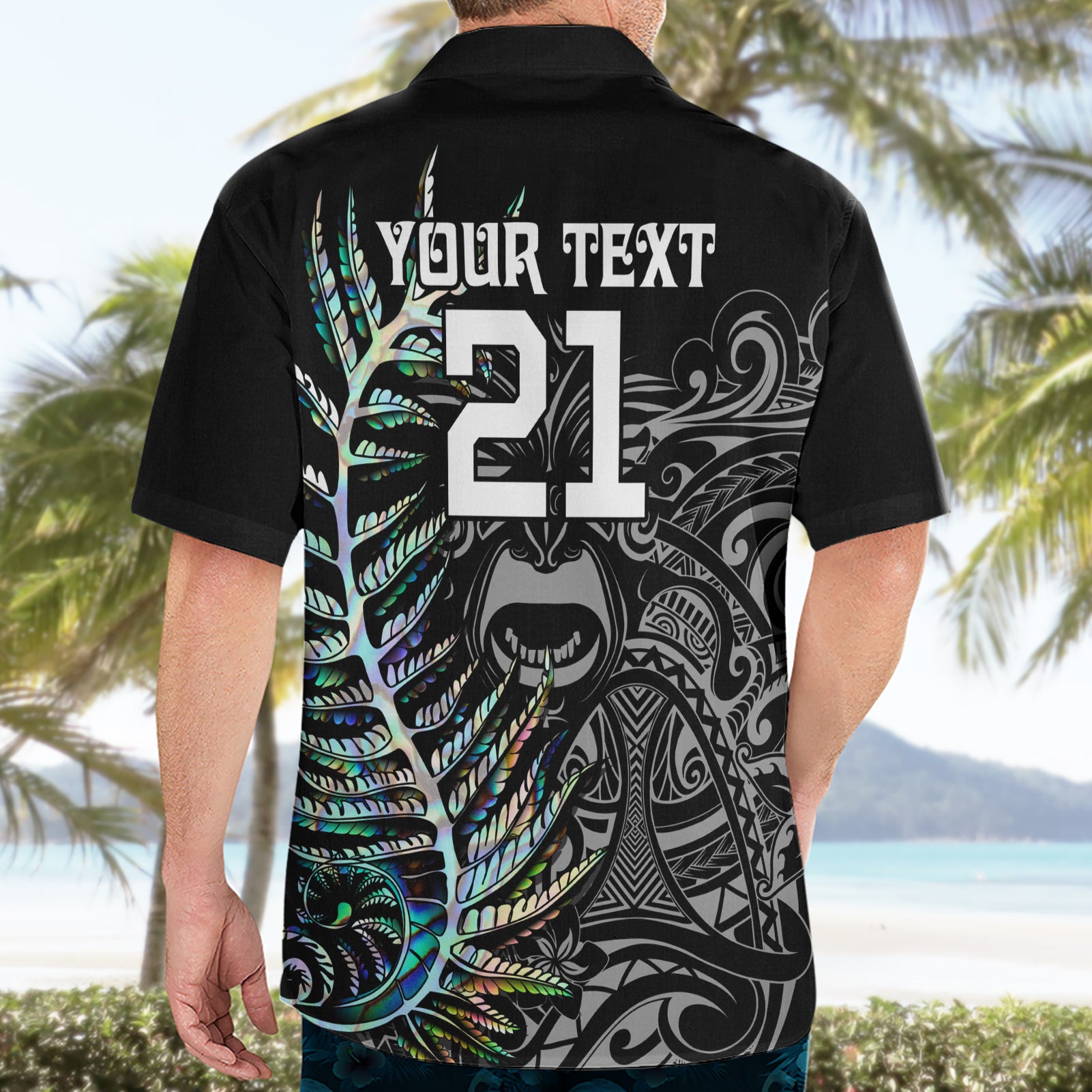 Custom New Zealand Rugby Hawaiian Shirt NZ Black Fern Champions History With Papua Shell - Vibe Hoodie Shop