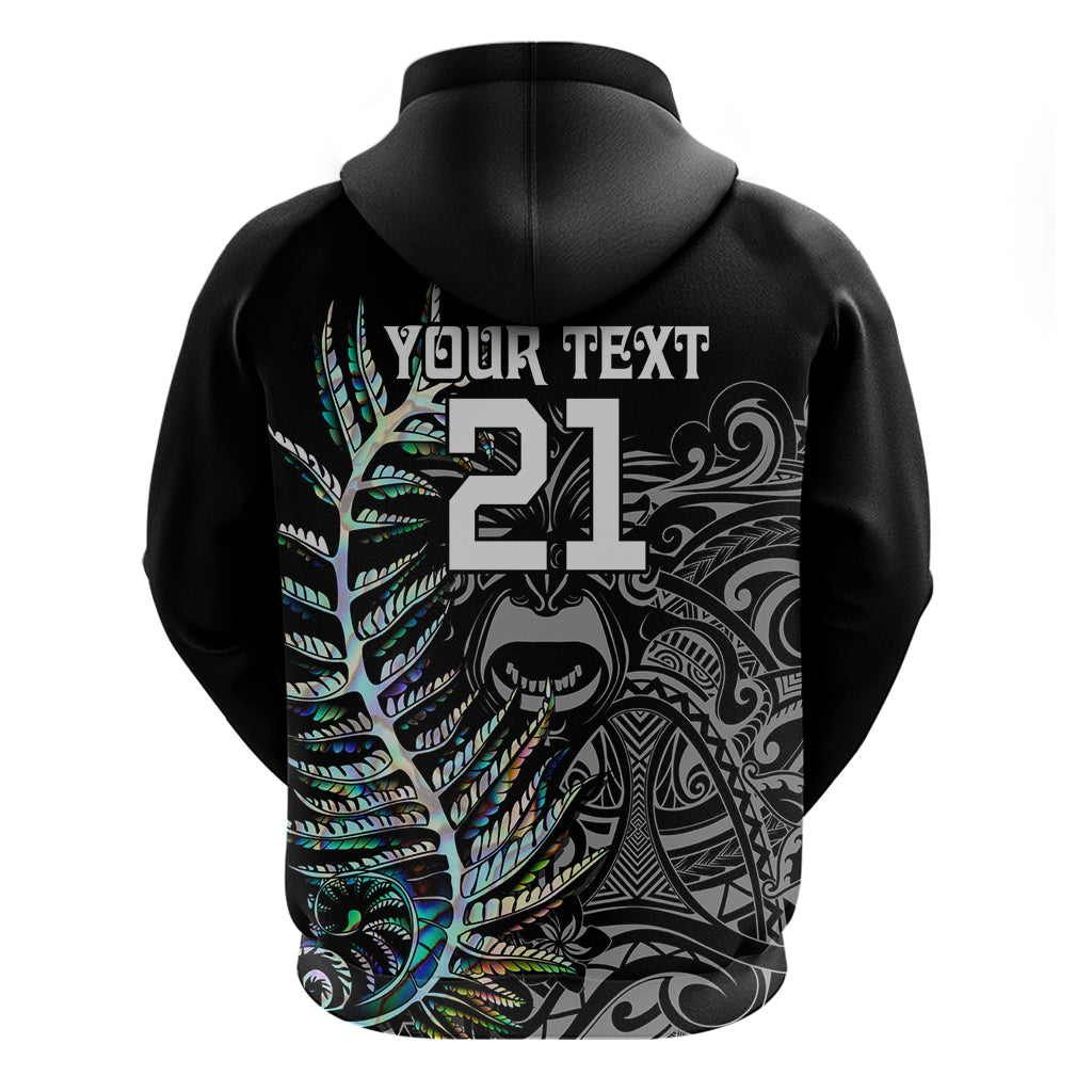 Custom New Zealand Rugby Hoodie NZ Black Fern Champions History With Papua Shell LT9 - Vibe Hoodie Shop