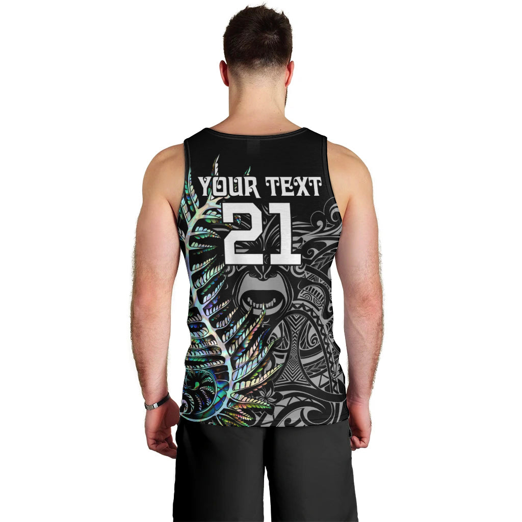 Custom New Zealand Rugby Men Tank Top NZ Black Fern Champions History With Papua Shell - Vibe Hoodie Shop