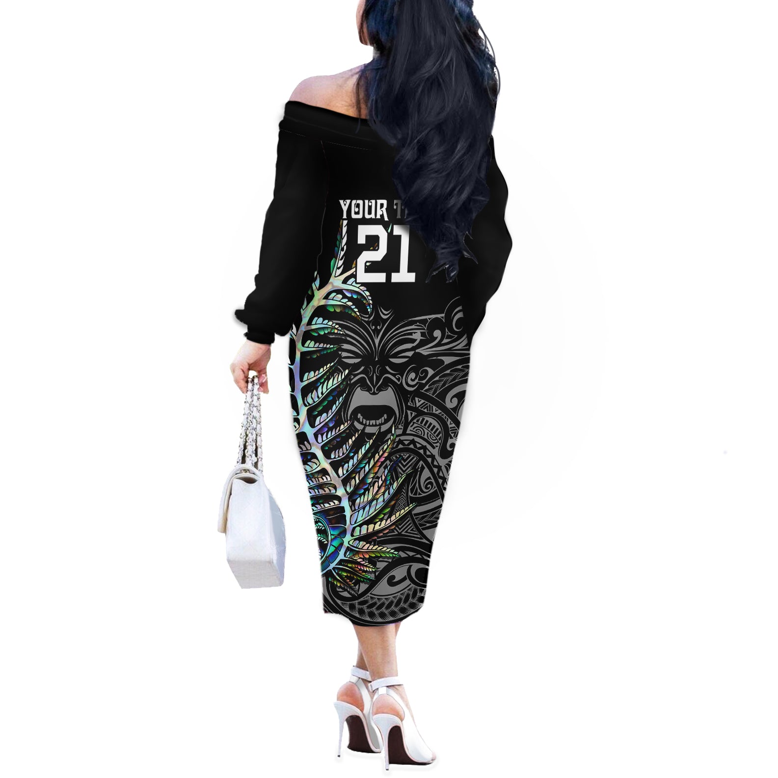 custom-new-zealand-rugby-off-the-shoulder-long-sleeve-dress-nz-black-fern-champions-history-with-papua-shell