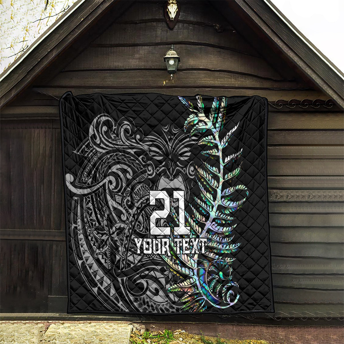 Custom New Zealand Rugby Quilt NZ Black Fern Champions History With Papua Shell - Vibe Hoodie Shop