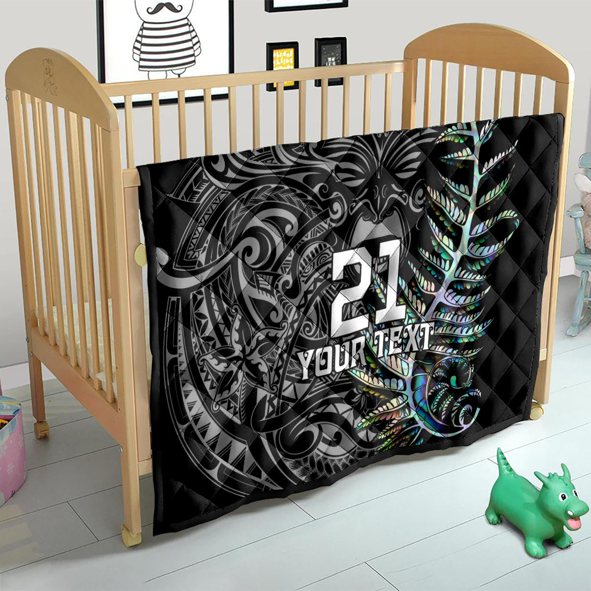 Custom New Zealand Rugby Quilt NZ Black Fern Champions History With Papua Shell - Vibe Hoodie Shop