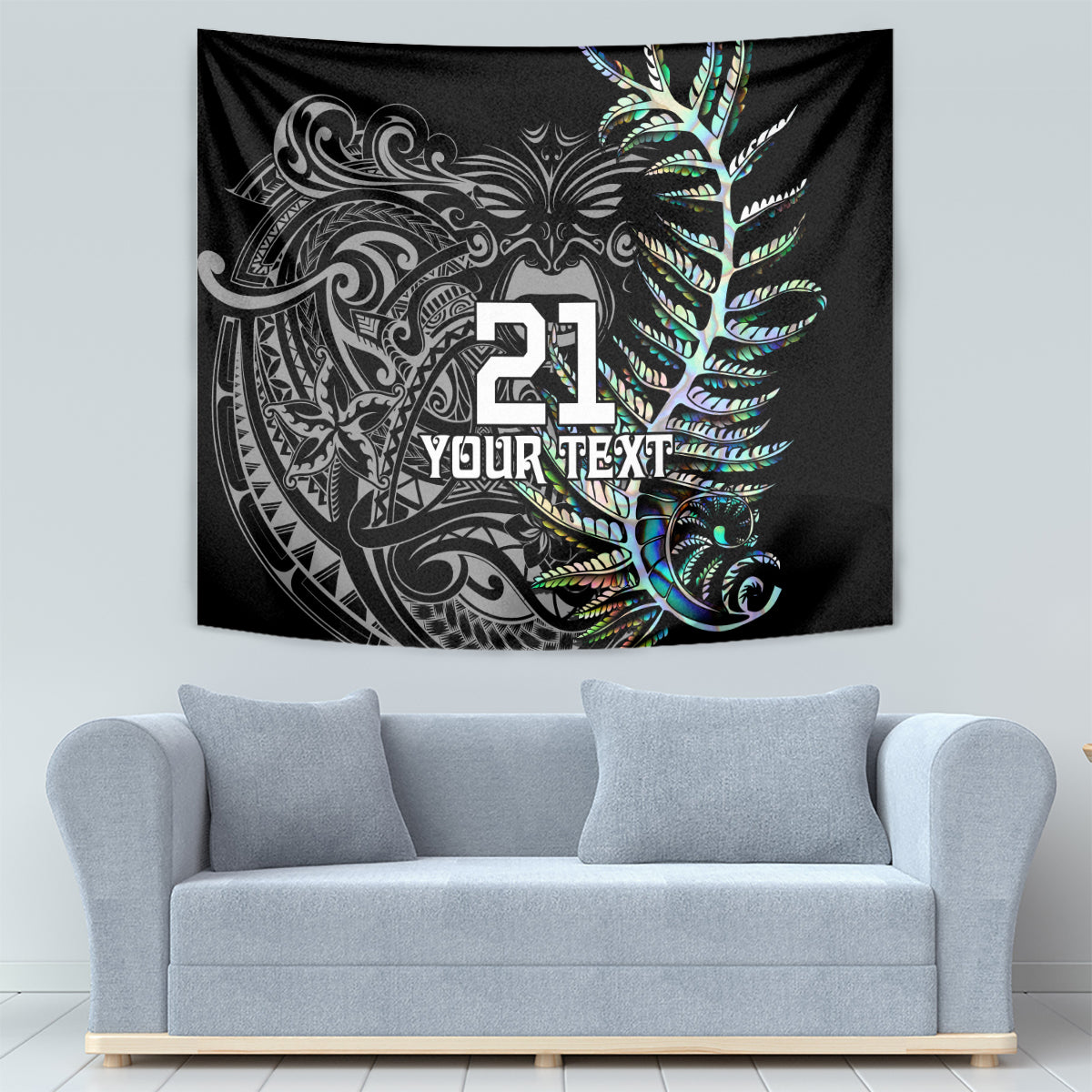 Custom New Zealand Rugby Tapestry NZ Black Fern Champions History With Papua Shell - Vibe Hoodie Shop