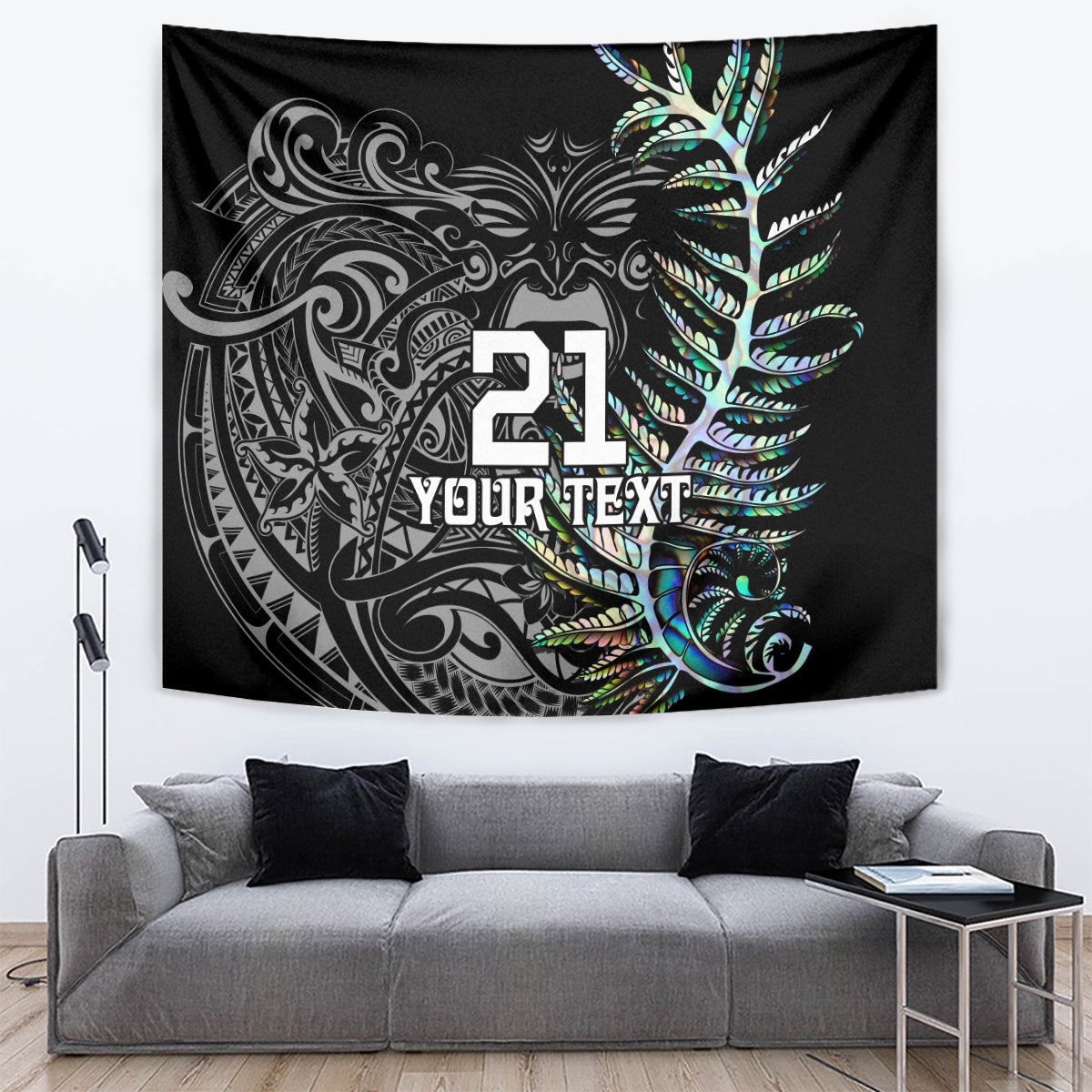 Custom New Zealand Rugby Tapestry NZ Black Fern Champions History With Papua Shell - Vibe Hoodie Shop