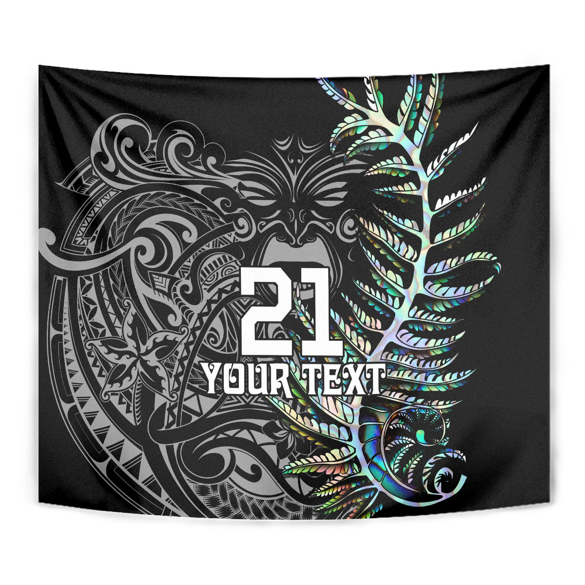 Custom New Zealand Rugby Tapestry NZ Black Fern Champions History With Papua Shell - Vibe Hoodie Shop