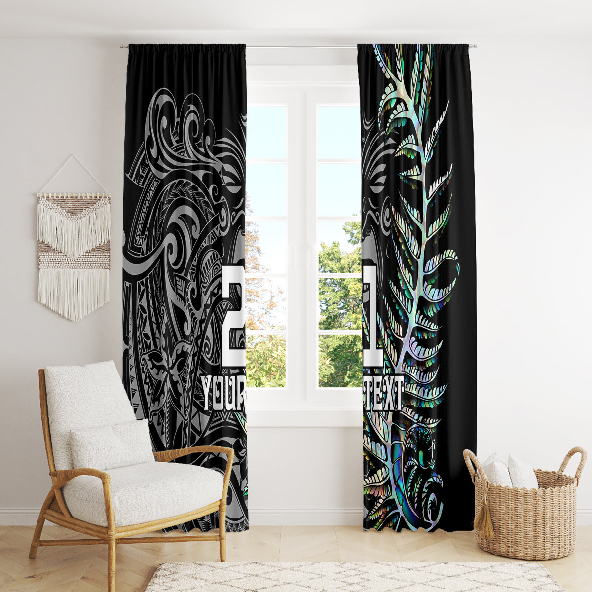 custom-new-zealand-rugby-window-curtain-nz-black-fern-champions-history-with-papua-shell