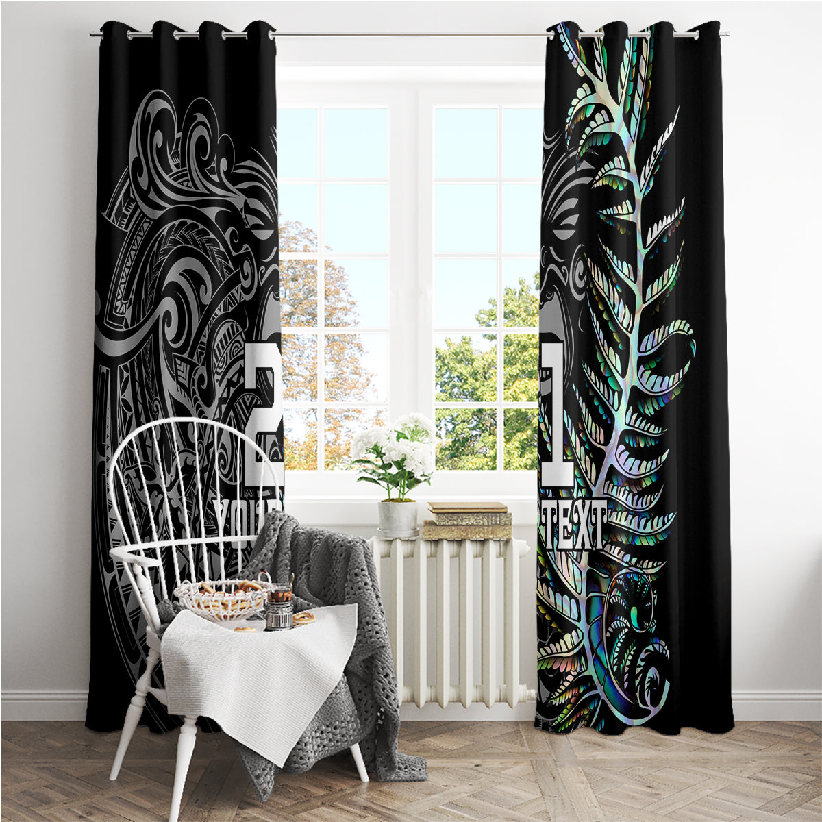 custom-new-zealand-rugby-window-curtain-nz-black-fern-champions-history-with-papua-shell