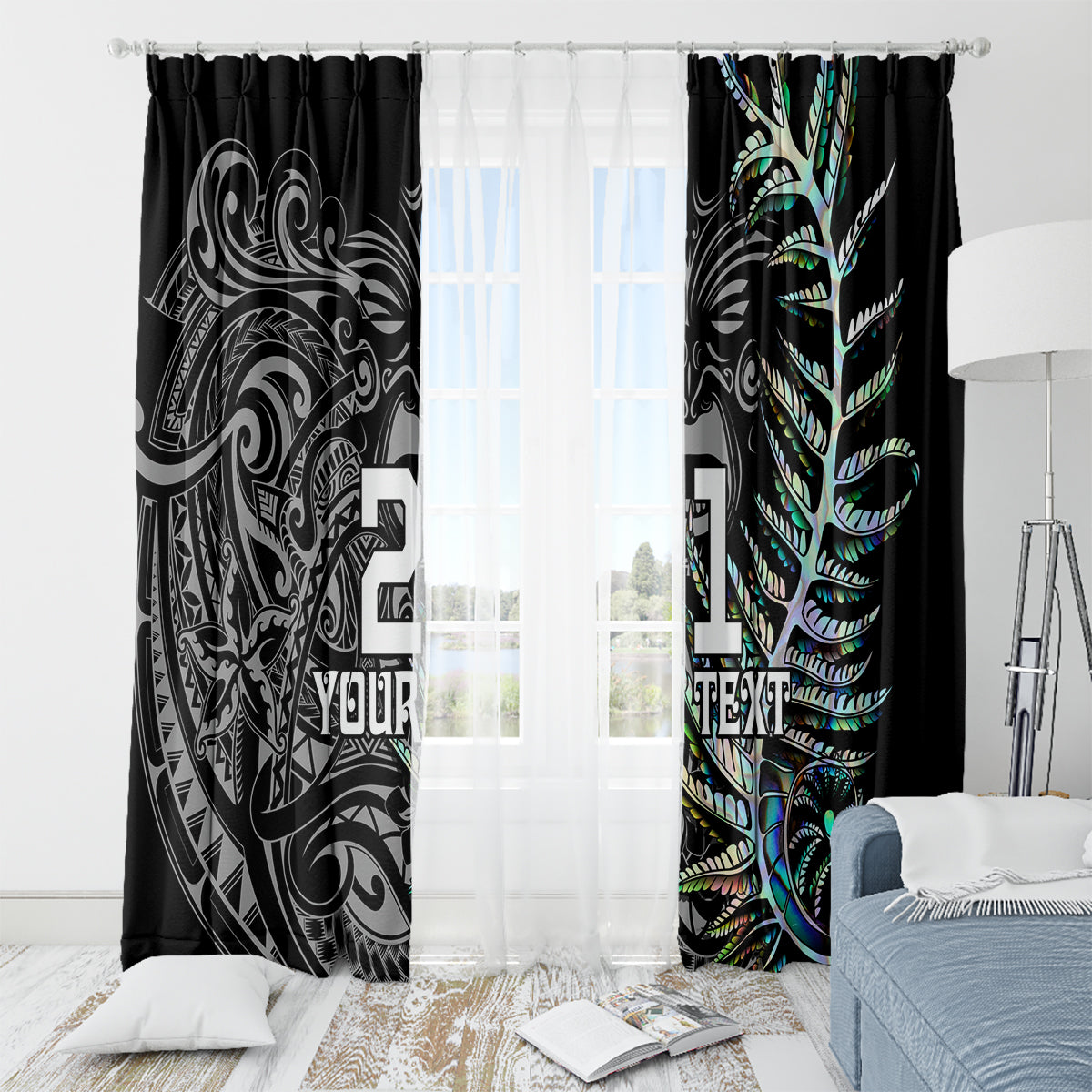 custom-new-zealand-rugby-window-curtain-nz-black-fern-champions-history-with-papua-shell