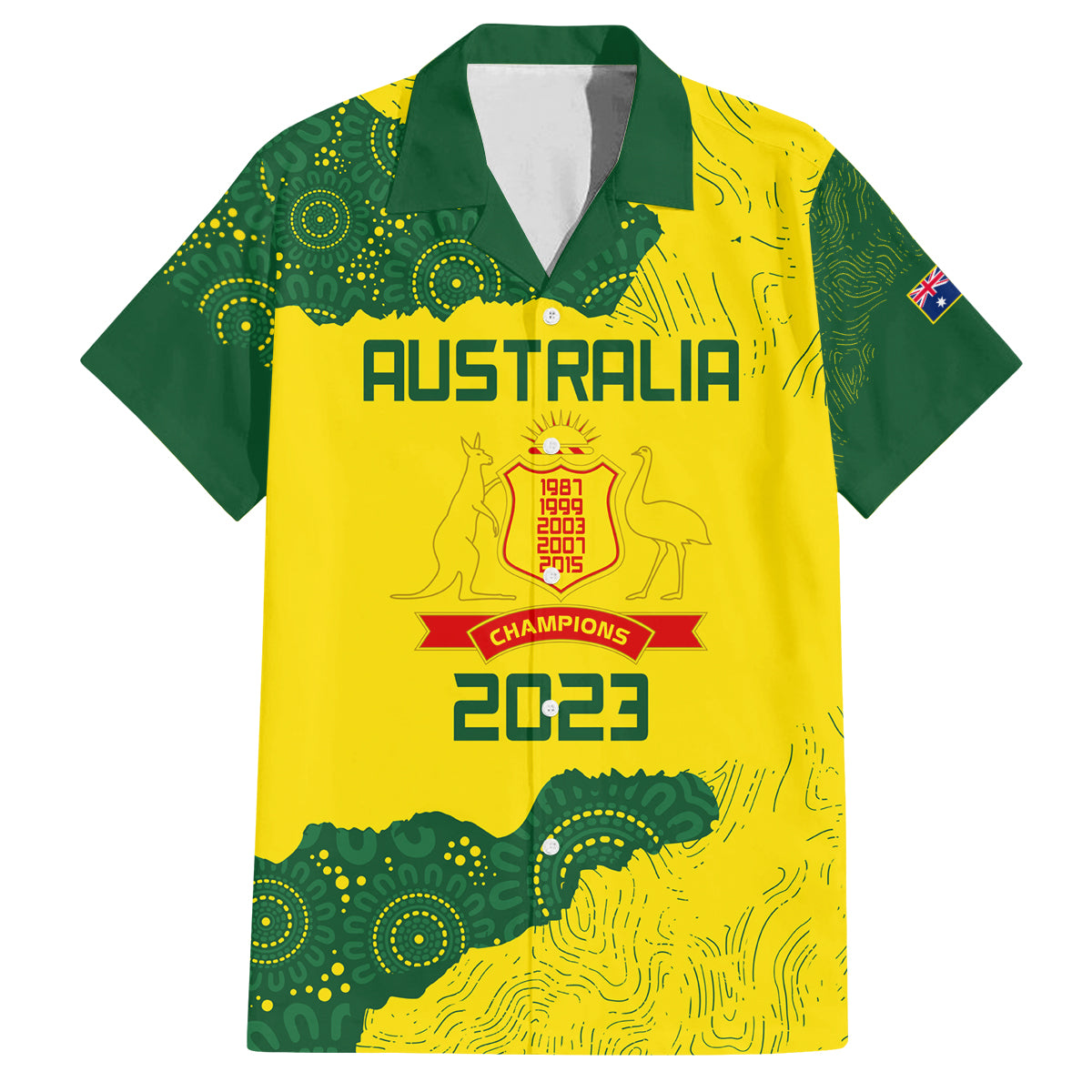 australia-cricket-family-matching-long-sleeve-bodycon-dress-and-hawaiian-shirt-history-commemorative-world-cup-winners