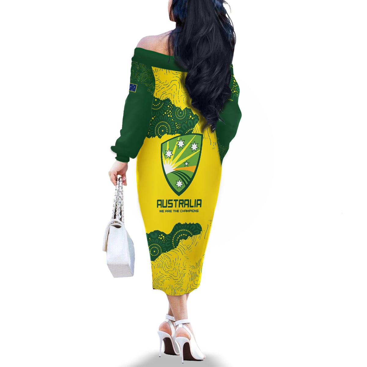 australia-cricket-family-matching-off-shoulder-long-sleeve-dress-and-hawaiian-shirt-history-commemorative-world-cup-winners