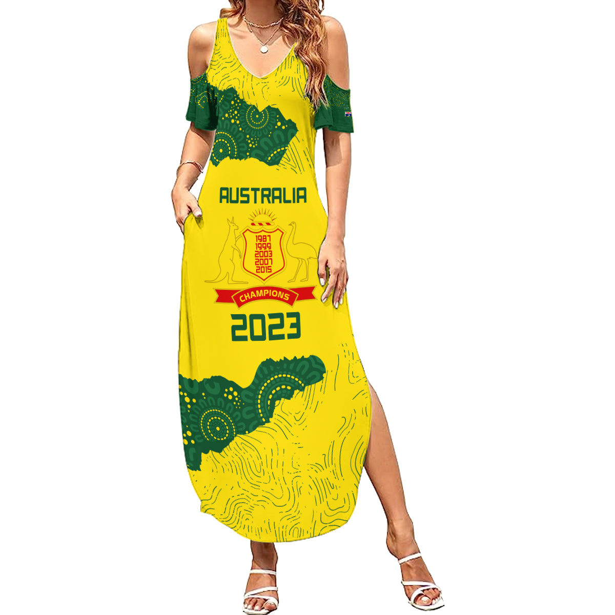 australia-cricket-family-matching-summer-maxi-dress-and-hawaiian-shirt-history-commemorative-world-cup-winners